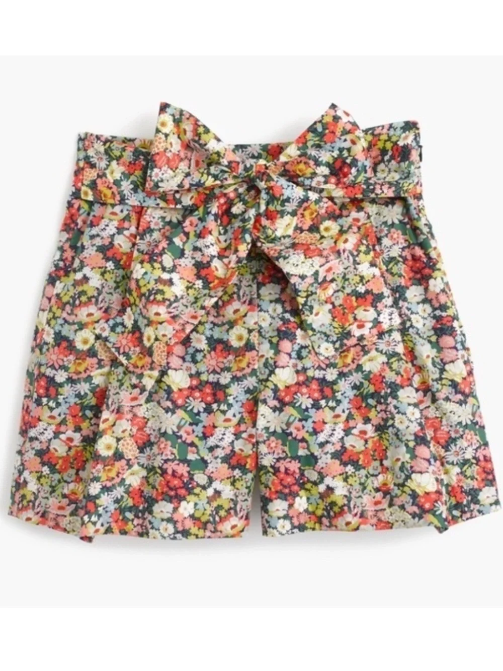 J. Crew x Liberty Tie-waist Short Thorpe Floral Women Romantic Preppy Sz 10 NWT